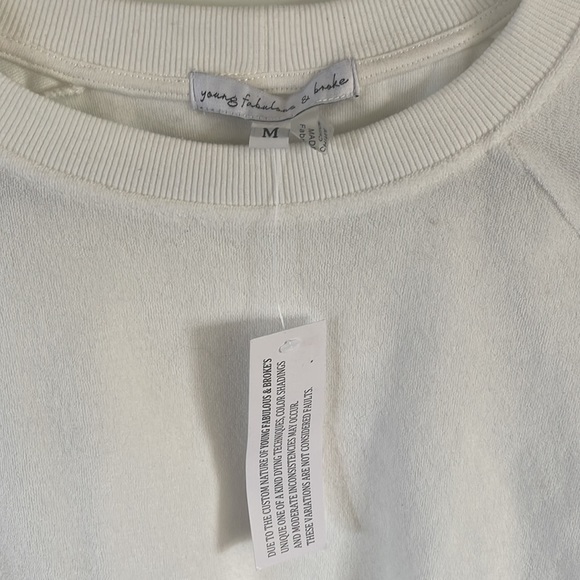 Young Fabulous & Broke Cream Sweater - Picture 5 of 8